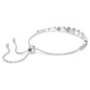 Imber Bracelet Mixed Round Cuts, Blue, Rhodium Plated Imber Bracelet Mixed Round Cuts, Blue, Rhodium Plated