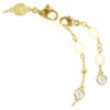 Imber Bracelet Round Cut, Scattered Design, White, Gold-Tone Plated Imber Bracelet Round Cut, Scattered Design, White, Gold-Tone Plated
