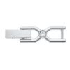 Imber Emily Tennis Extender Round Cut, White, Rhodium Plated Imber Emily Tennis Extender Round Cut, White, Rhodium Plated