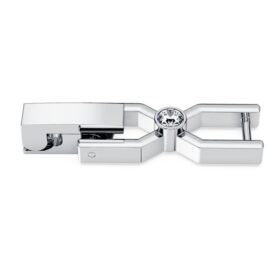 Imber Emily Tennis Extender Round Cut, White, Rhodium Plated