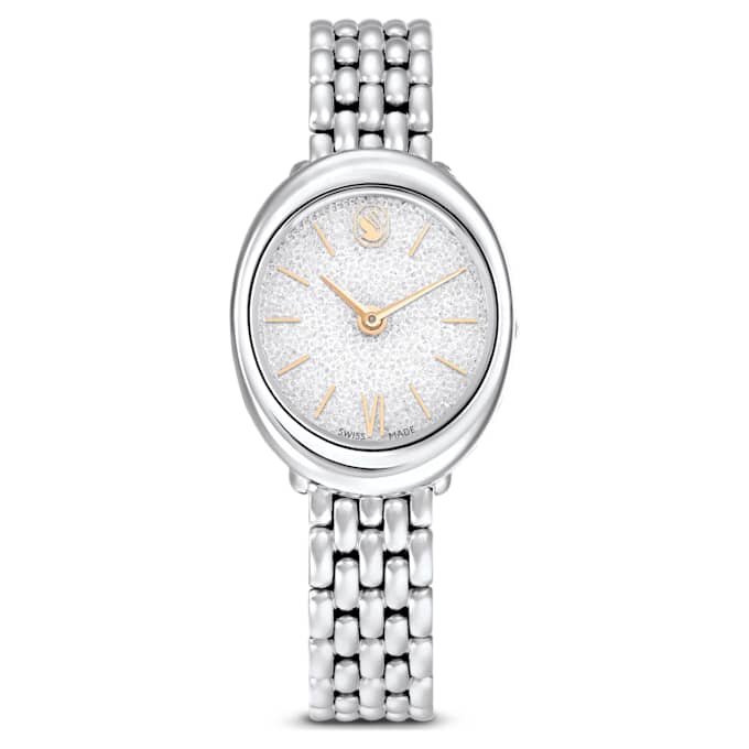 Imber Oval Watch Swiss Made, Metal Bracelet, Silver Tone, Stainless Steel Imber Oval Watch Swiss Made, Metal Bracelet, Silver Tone, Stainless Steel