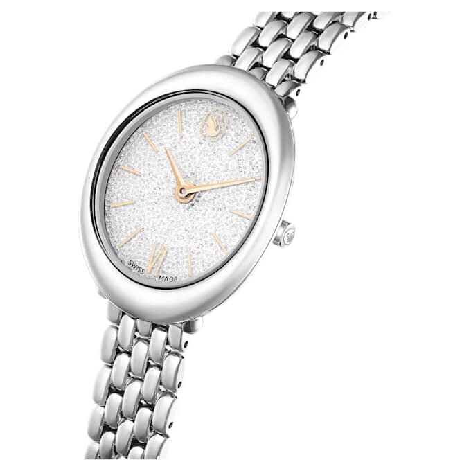 Imber Oval Watch Swiss Made, Metal Bracelet, Silver Tone, Stainless Steel Imber Oval Watch Swiss Made, Metal Bracelet, Silver Tone, Stainless Steel