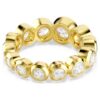 Imber Ring Mixed Round Cuts, White, Gold-Tone Plated
