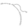 Imber Tennis Necklace Round Cut, White, Rhodium Plated