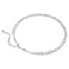 Imber Tennis Necklace Round Cut, White, Rhodium Plated