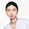 Imber Tennis Necklace Round Cut, White, Rhodium Plated