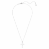 Insigne Pendant Round Cut, Cross, White, Rhodium Plated Insigne Pendant Round Cut, Cross, White, Rhodium Plated