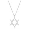 Insigne Pendant Round Cut, Star, White, Rhodium Plated Insigne Pendant Round Cut, Star, White, Rhodium Plated