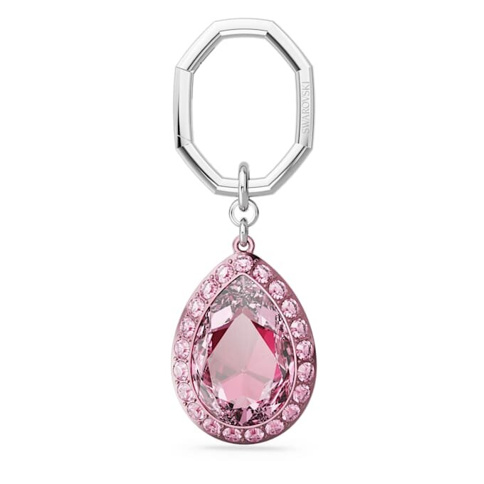 Key Ring Pear Cut, Pink Key Ring Pear Cut, Pink