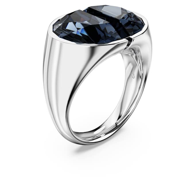 Lucent Cocktail Ring Gray, Rhodium Plated Lucent Cocktail Ring Gray, Rhodium Plated