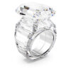 Lucent Cocktail Ring Octagon Cut, White