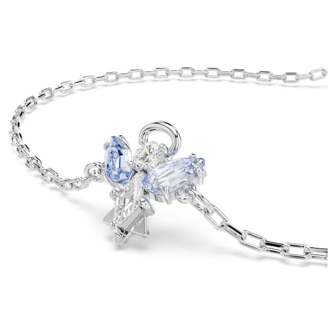 Magic Bracelet Angel, Blue, Rhodium Plated Magic Bracelet Angel, Blue, Rhodium Plated