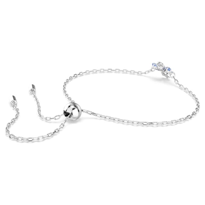 Magic Bracelet Angel, Blue, Rhodium Plated Magic Bracelet Angel, Blue, Rhodium Plated