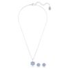 Magic Set Snowflake, Blue, Rhodium Plated Magic Set Snowflake, Blue, Rhodium Plated