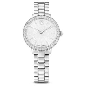 Matrix 3-Link Watch Swiss Made, Metal Bracelet, Silver Tone, Stainless Steel