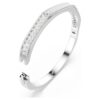 Matrix Bangle Baguette Cut, Octagon Shape, White, Rhodium Plated Matrix Bangle Baguette Cut, Octagon Shape, White, Rhodium Plated
