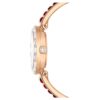 Matrix Bangle Watch Swiss Made, Crystal Bracelet, Red, Rose Gold-Tone Finish Matrix Bangle Watch Swiss Made, Crystal Bracelet, Red, Rose Gold-Tone Finish