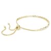 Matrix Bracelet Round Cut, White, Gold-Tone Plated