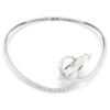 Matrix Choker Baguette Cut, White, Rhodium Plated Matrix Choker Baguette Cut, White, Rhodium Plated
