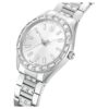 Matrix Date Watch Swiss Made, Metal Bracelet, Silver Tone, Stainless Steel