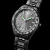 Matrix Date Watch Swiss Made, Metal Bracelet, Silver Tone, Stainless Steel