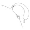 Matrix Necklace Gradient of Round Cuts, Multicolored, Rhodium Plated
