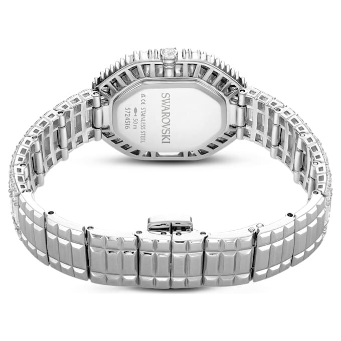 Matrix Octagon Watch Baguette Cut, Metal Bracelet, Silver Tone, Stainless Steel Matrix Octagon Watch Baguette Cut, Metal Bracelet, Silver Tone, Stainless Steel