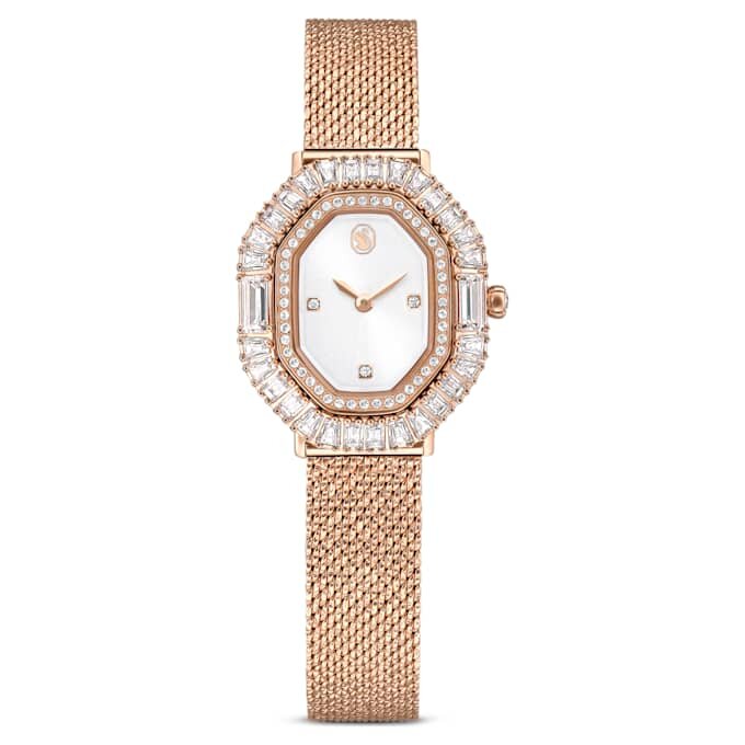Matrix Octagon Watch Metal Bracelet, Rose Gold Tone, Rose Gold-Tone Finish Matrix Octagon Watch Metal Bracelet, Rose Gold Tone, Rose Gold-Tone Finish