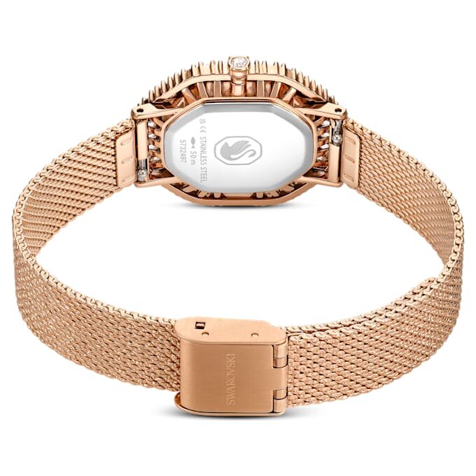 Matrix Octagon Watch Metal Bracelet, Rose Gold Tone, Rose Gold-Tone Finish Matrix Octagon Watch Metal Bracelet, Rose Gold Tone, Rose Gold-Tone Finish