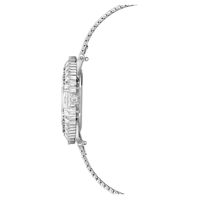 Matrix Octagon Watch Metal Bracelet, Silver Tone, Stainless Steel Matrix Octagon Watch Metal Bracelet, Silver Tone, Stainless Steel