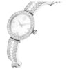 Matrix Pearl Bangle Watch Swiss Made, Crystal Bracelet, White, Stainless Steel Matrix Pearl Bangle Watch Swiss Made, Crystal Bracelet, White, Stainless Steel