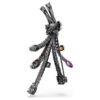 Matrix Pendant and Brooch Mixed Cuts, Bouquet, Multicolored, Ruthenium Plated