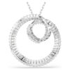 Matrix Pendant Baguette Cut, White, Rhodium Plated Matrix Pendant Baguette Cut, White, Rhodium Plated