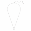Matrix Pendant Crystal Pearl, Round Cut, White, Rhodium Plated Matrix Pendant Crystal Pearl, Round Cut, White, Rhodium Plated