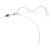 Matrix Pendant Mixed Cuts, White, Rhodium Plated Matrix Pendant Mixed Cuts, White, Rhodium Plated