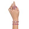 Watch Octagon Cut Bracelet, Pink, Rose Gold-Tone Finish Watch Octagon Cut Bracelet, Pink, Rose Gold-Tone Finish