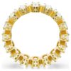 Matrix Ring Oval Cut, White, Gold-Tone Plated