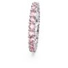 Matrix Ring Round Cut, Pink, Rhodium Plated