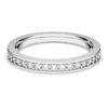 Matrix Ring White, Rhodium Plated