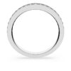 Matrix Ring White, Rhodium Plated