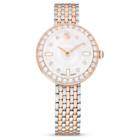 Matrix Tennis 7-Link Watch Swiss Made, Metal Bracelet, Rose Gold Tone, Mixed Metal Finish