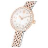 Matrix Tennis 7-Link Watch Swiss Made, Metal Bracelet, Rose Gold Tone, Mixed Metal Finish Matrix Tennis 7-Link Watch Swiss Made, Metal Bracelet, Rose Gold Tone, Mixed Metal Finish