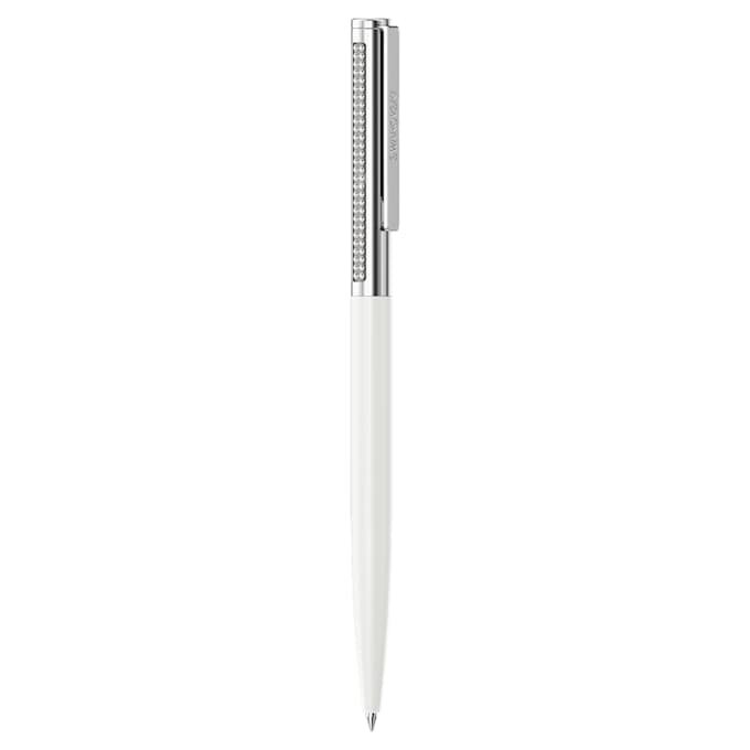 Matrix Tennis Ballpoint Pen White, Chrome Plated Matrix Tennis Ballpoint Pen White, Chrome Plated