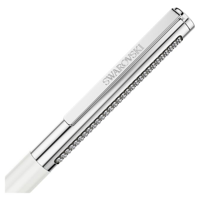Matrix Tennis Ballpoint Pen White, Chrome Plated Matrix Tennis Ballpoint Pen White, Chrome Plated