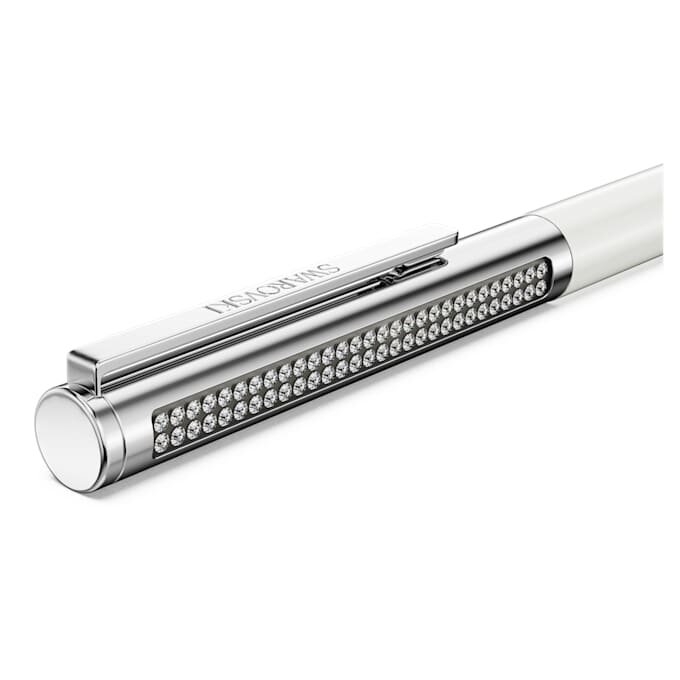 Matrix Tennis Ballpoint Pen White, Chrome Plated Matrix Tennis Ballpoint Pen White, Chrome Plated