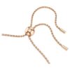 Matrix Tennis Bracelet Round Cut, White, Rose Gold-Tone Plated Matrix Tennis Bracelet Round Cut, White, Rose Gold-Tone Plated