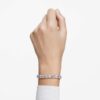 Matrix Tennis Bracelet White, Rhodium Plated