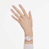 Matrix Tennis Chrono Watch Swiss Made, Leather Strap, Pink, Rose Gold-Tone Finish Matrix Tennis Chrono Watch Swiss Made, Leather Strap, Pink, Rose Gold-Tone Finish