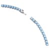 Matrix Tennis Necklace Round Cut, Blue, Ruthenium Plated Matrix Tennis Necklace Round Cut, Blue, Ruthenium Plated