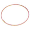 Matrix Tennis Necklace Round Cut, Pink, Gold-Tone Plated Matrix Tennis Necklace Round Cut, Pink, Gold-Tone Plated